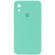 Чохол Silicone Case Square Full Camera Protective (AA) для Apple iPhone XR (6.1") Бірюзовий / Turquoise