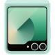 Шкіряний чохол Leather Case (AAA) для Samsung Galaxy Z Flip6 Turquoise