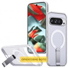 Чохол TPU Breeze with MagSafe stand для Google Pixel 9 / 9 Pro / 10 / 10 Pro Transparent