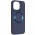 TPU чохол Bonbon Metal Style with MagSafe для Apple iPhone 13 (6.1") Синій / Cosmos Blue