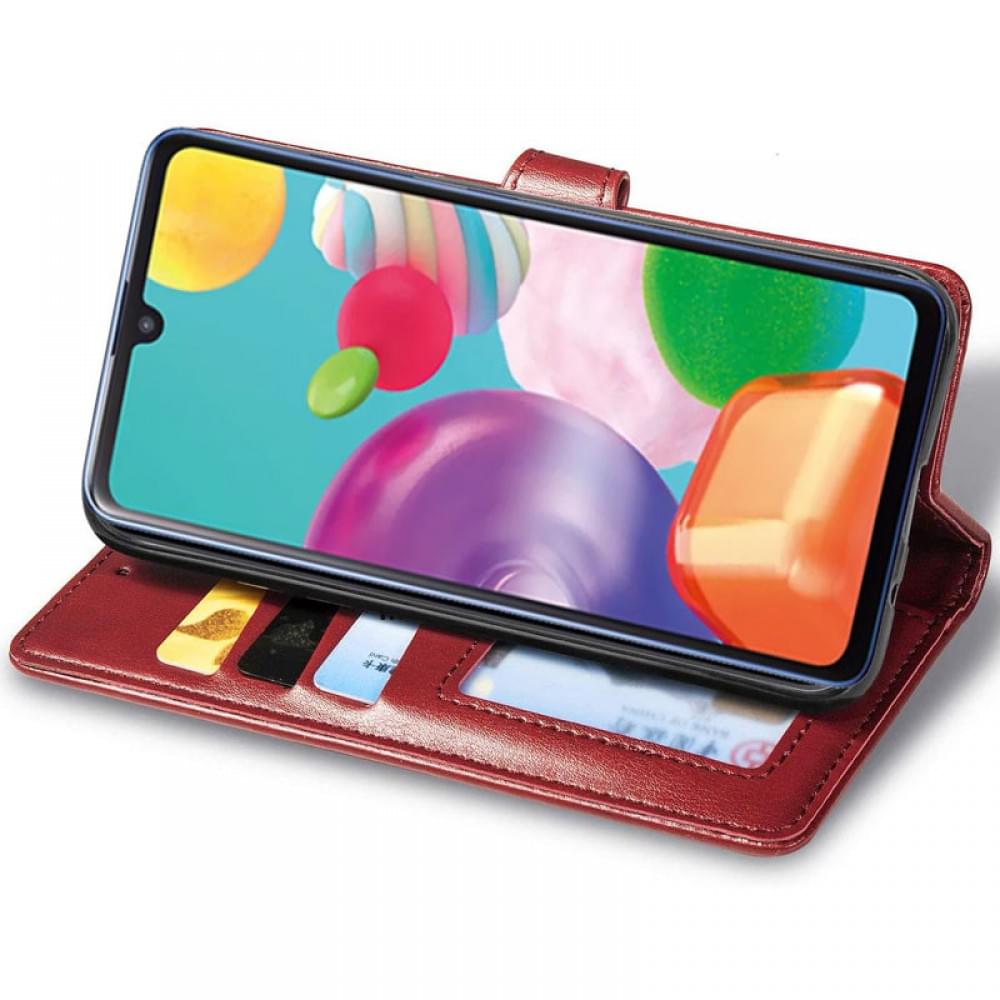 Кожаный чехол-книжка GETMAN Gallant (PU) для Xiaomi Redmi 9