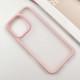 TPU+PC чохол Metal Buttons для Apple iPhone 16 Pro (6.3") Рожевий