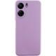 Силіконовий чохол Candy Full Camera для Xiaomi Redmi 13C / Poco C65 Бузковий / Dasheen