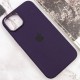 Чохол Silicone Case Metal Buttons (AA) для Apple iPhone 14 (6.1") Фіолетовий / Elderberry