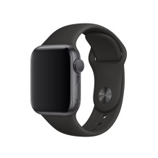 Силіконовий ремінець для Apple Watch 42(ser.1-3)/44/45/46/49mm Чорний / Black