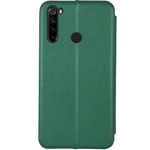 Шкіряний чохол-книжка Classy для Xiaomi Redmi Note 8 / Note 8 2021 Зелений