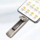 Флеш накопичувач USAMS US-ZB279 USB3.2+Type-C GEN1 Dual Ports Aluminum Alloy 10G Flash Drive 256G Silver