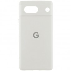 Чохол Silicone Cover Lakshmi Full Camera (AA) with logo для Google Pixel 9a Білий / White