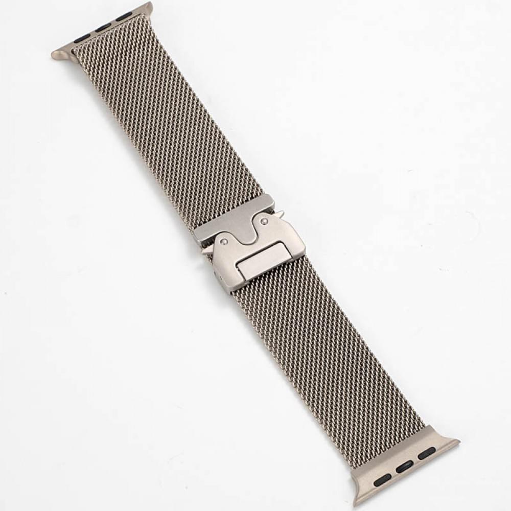 Ремінець Milanese Loop New Design для Apple Watch 38/40/41/42mm(ser.10) Titanium