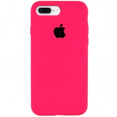 Чохол Silicone Case Full Protective (AA) для Apple iPhone 7 plus / 8 plus (5.5") Рожевий / Barbie pink