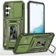 Ударостійкий чохол Camshield Army Ring для Samsung Galaxy S25+ / S24+ Оливковий / Army Green