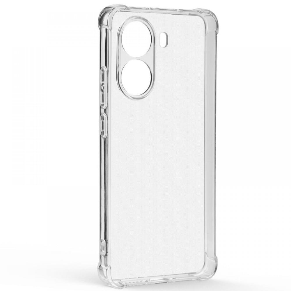 TPU чохол GETMAN Ease logo посилені кути Full Camera для Xiaomi Poco X7 Pro Безбарвний (прозорий)