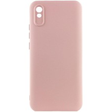 Чохол Silicone Cover Ummi Lakshmi Full Camera (AA) для Xiaomi Redmi 9A Рожевий / Pink Sand