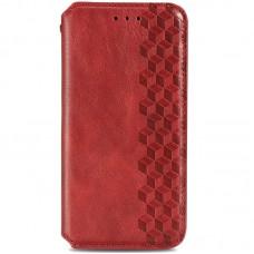 Шкіряний чохол книжка GETMAN Cubic (PU) для Xiaomi Redmi Note 11 Pro 4G/5G / 12 Pro 4G Червоний