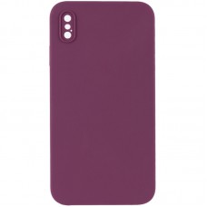 Чехол Silicone Case Square Full Camera Protective (AA) NOLOGO для Apple iPhone XS Max (6.5")