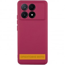 Чохол TPU GETMAN Liquid Silk Full Camera для Xiaomi Poco X6 / Note 13 Pro 5G Бордовий / Marsala