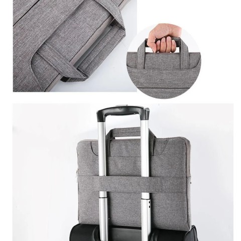 Сумка для ноутбуку Denim with Straps 13/14.2'' Grey
