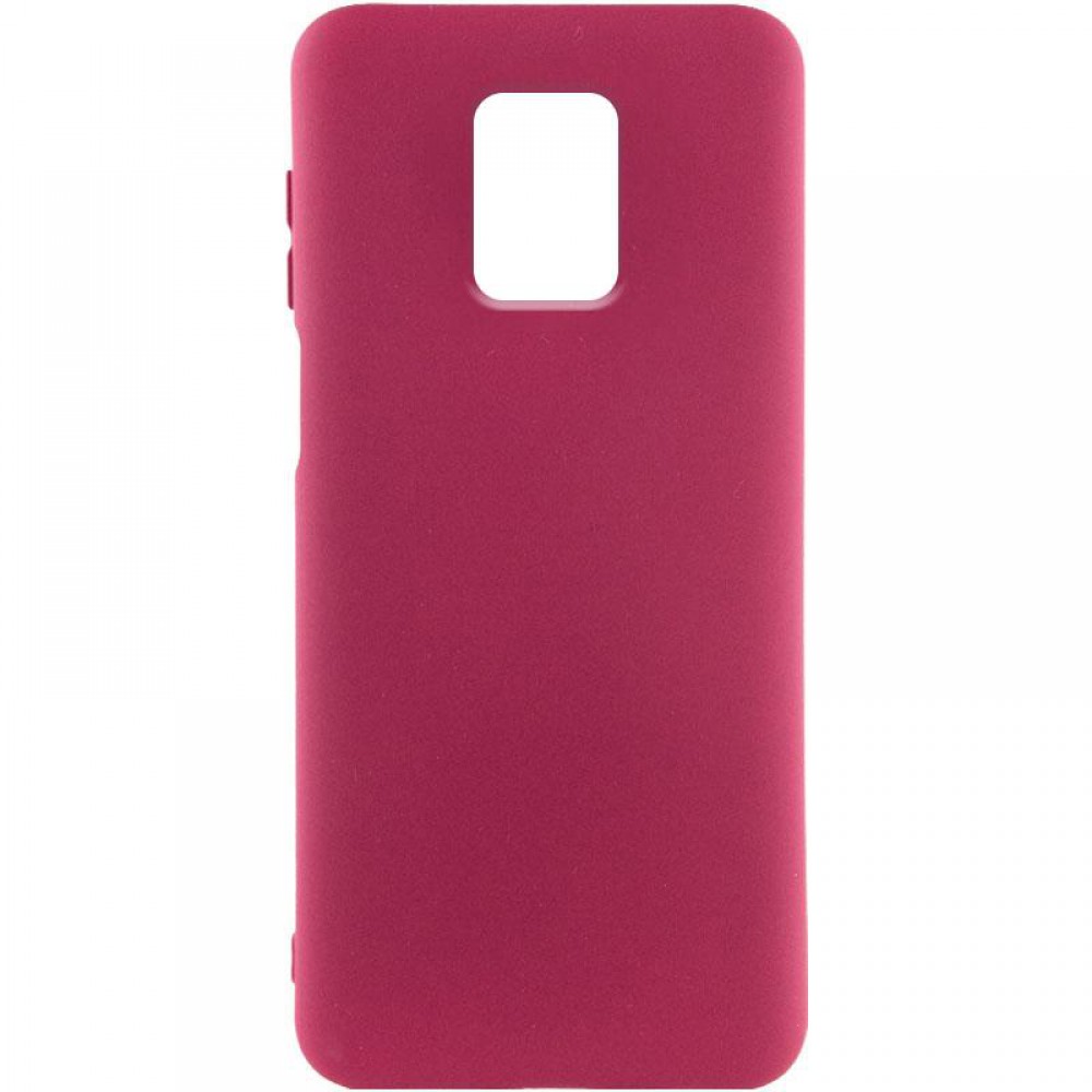 Чохол Silicone Cover Ummi Lakshmi (AA) для Xiaomi Redmi Note 9s / Note 9 Pro / Note 9 Pro Max Бордовий / Marsala