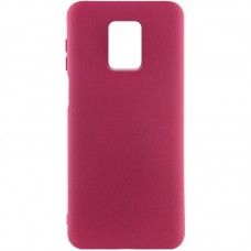 Чохол Silicone Cover Ummi Lakshmi (AA) для Xiaomi Redmi Note 9s / Note 9 Pro / Note 9 Pro Max Бордовий / Marsala
