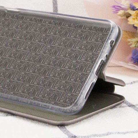 Шкіряний чохол-книжка Classy для Realme C55 Сірий