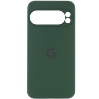 Чохол Silicone Cover Lakshmi Full Camera (AAA) with Logo для Google Pixel 9 Pro Зелений / Cyprus Green
