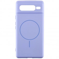 Чохол Silicone Cover Lakshmi Full Camera (AA) with MagFit для Google Pixel 7 Pro Бузковий / Dasheen