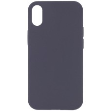 Чохол Silicone Case Full Protective (AA) NO LOGO для Apple iPhone XR (6.1") Сірий / Dark Gray