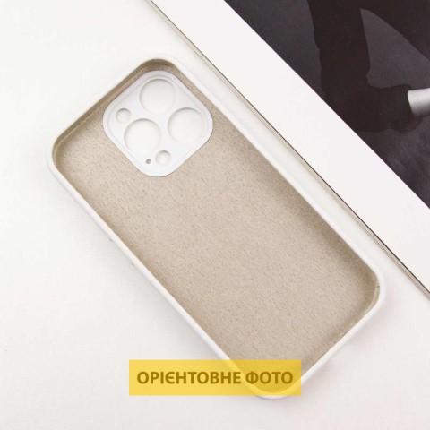 Чохол Silicone Case Full Camera Protective (AA) NO LOGO для Apple iPhone 17 (6.3") Білий / White