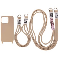 Чохол TPU two straps California для Apple iPhone 13 (6.1") Бежевий / Beige