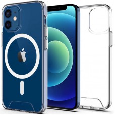 Чохол TPU Space Case with MagSafe для Apple iPhone 11 (6.1") Прозорий