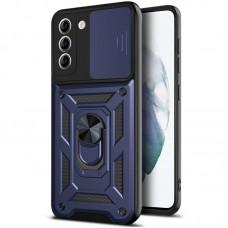 Чохол Ummi Camshield Serge Ring для Samsung Galaxy S21+ Синій