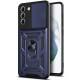 Чохол Ummi Camshield Serge Ring для Samsung Galaxy S21+ Синій