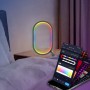 Настольная LED лампа RGB Smart desk oval lamp Bluetooth USB with app