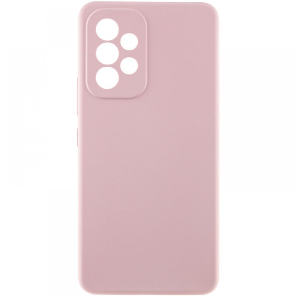 Чохол Silicone Cover Lakshmi Full Camera (AAA) для Samsung Galaxy A33 5G Рожевий / Pink Sand