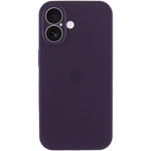 Чохол Silicone Case Full Camera Protective (AA) для Apple iPhone 16 (6.1") Фіолетовий / Elderberry