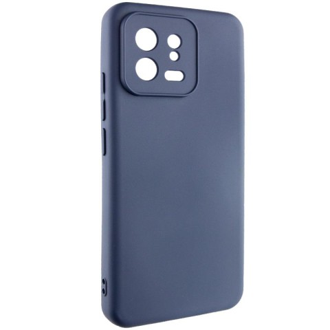 Чохол TPU GETMAN Liquid Silk Full Camera для Xiaomi 13 Pro Синій / Midnight Blue