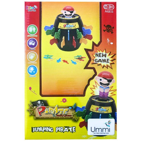 Настільна інтерактивна гра Ummi 669-1 Pirate Lucky Game (зі звуковым эффектом) Black