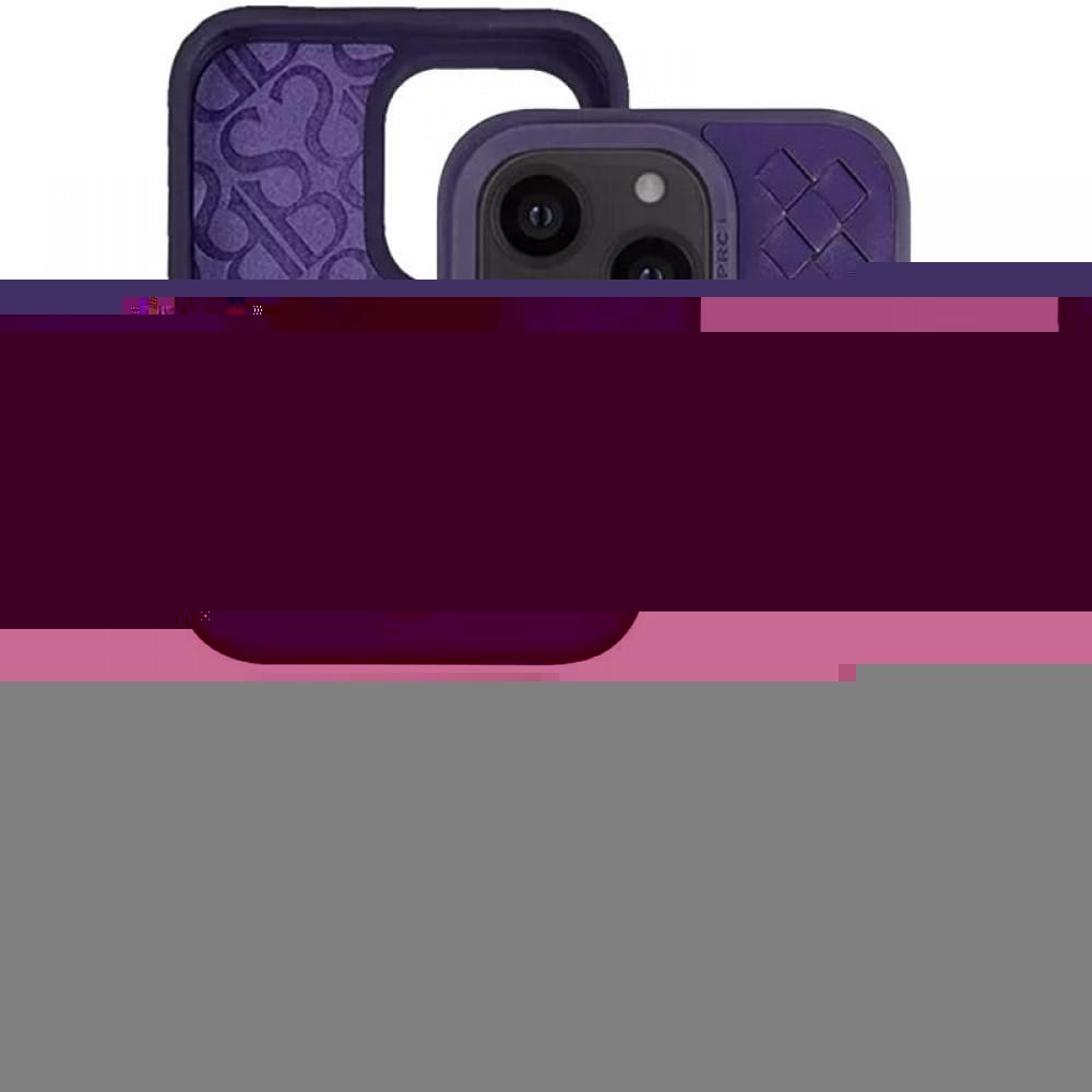 Шкіряний чохол Polo Santa Barbara для Apple iPhone 14 Pro (6.1") Purple
