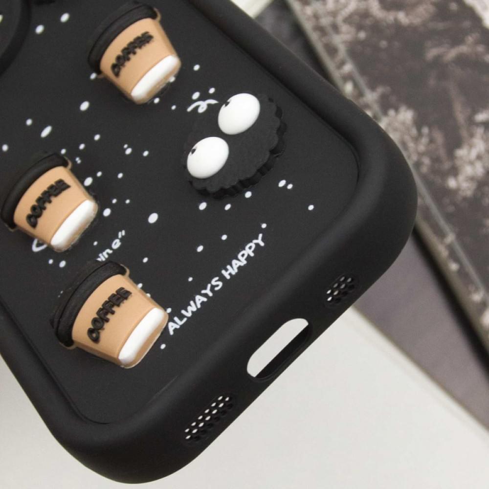 Чохол TPU Toys Case with Ears для Apple iPhone 15 Pro (6.1") Black