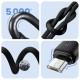 Дата кабель Usams US-SJ690 Striped KY Ser. USB to MicroUSB 2A (1m)