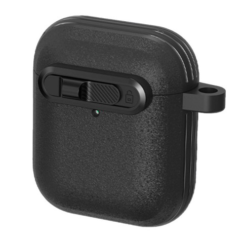 Футляр Frosted для навушників Airpods 1/2 Black
