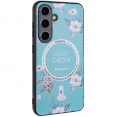 TPU+PC чохол Secret Garden with MagFit для Samsung Galaxy S24+ Mint
