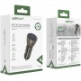 АЗП Acefast B10 metal car charger 60W (USB-C + USB-C) with digital display Black