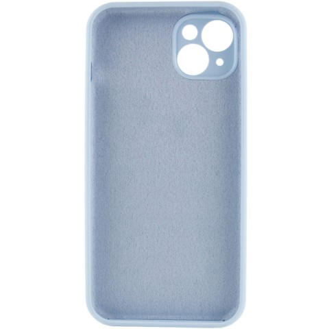 Чохол Silicone Case Full Camera Protective (AA) NO LOGO для Apple iPhone 14 (6.1") Блакитний / Sweet Blue