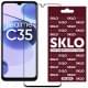 Захисне скло SKLO 3D для Realme C35 Чорний