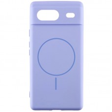 Чохол Silicone Cover Lakshmi Full Camera (AA) with MagFit для Google Pixel 8a Бузковий / Dasheen