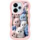Чохол TPU Cloudy Pictures для Xiaomi Redmi 13 4G/5G / Poco M6 4G Kittens