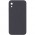 Silicone Case Square Full Camera Protective (AA) NOLOGO для Apple iPhone XR (6.1") Сірий / Dark Gray