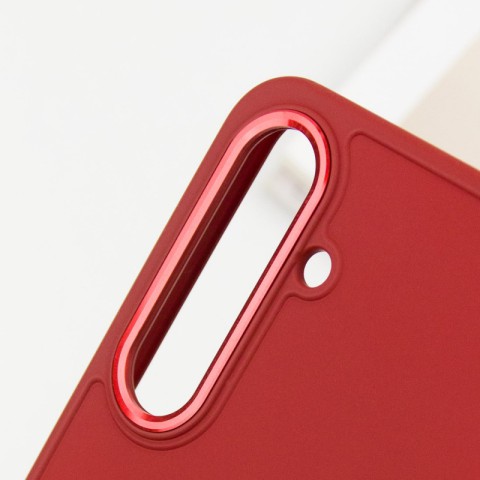 TPU чохол Bonbon Metal Style для Samsung Galaxy S24 / S25 Червоний / Red