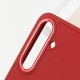 TPU чохол Bonbon Metal Style для Samsung Galaxy S24 / S25 Червоний / Red